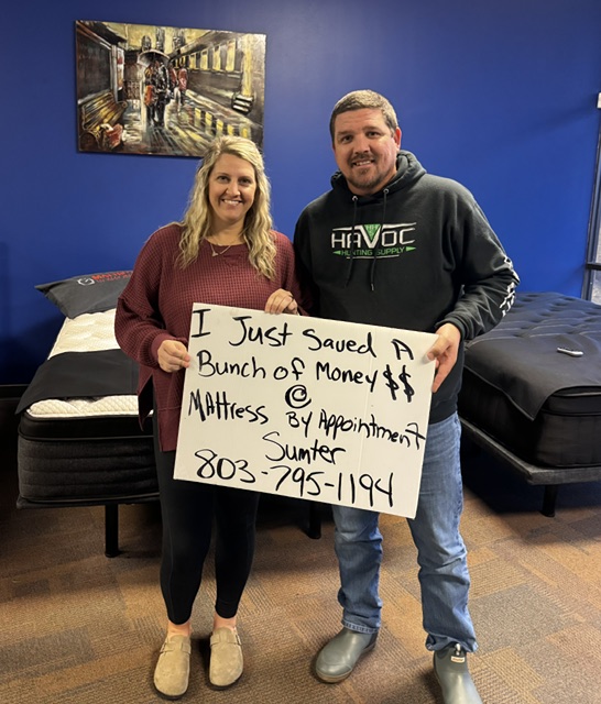 Happy Sumter customer couple